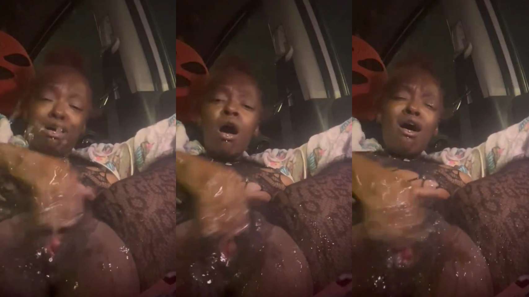 So Much Excitement As She Play With Her clit